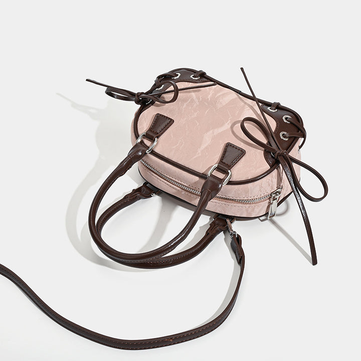 Damen Handtasche mit dekorativen Schleifen und hochwertiger Lederverarbeitung Nord Taschen