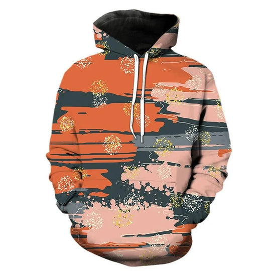 Damen Kreativer Kapuzenpullover mit abstraktem Design Nord Taschen
