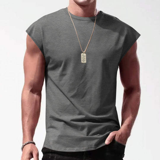 Herren Ärmelloses Sportshirt aus atmungsaktivem Material mit stylischem Design