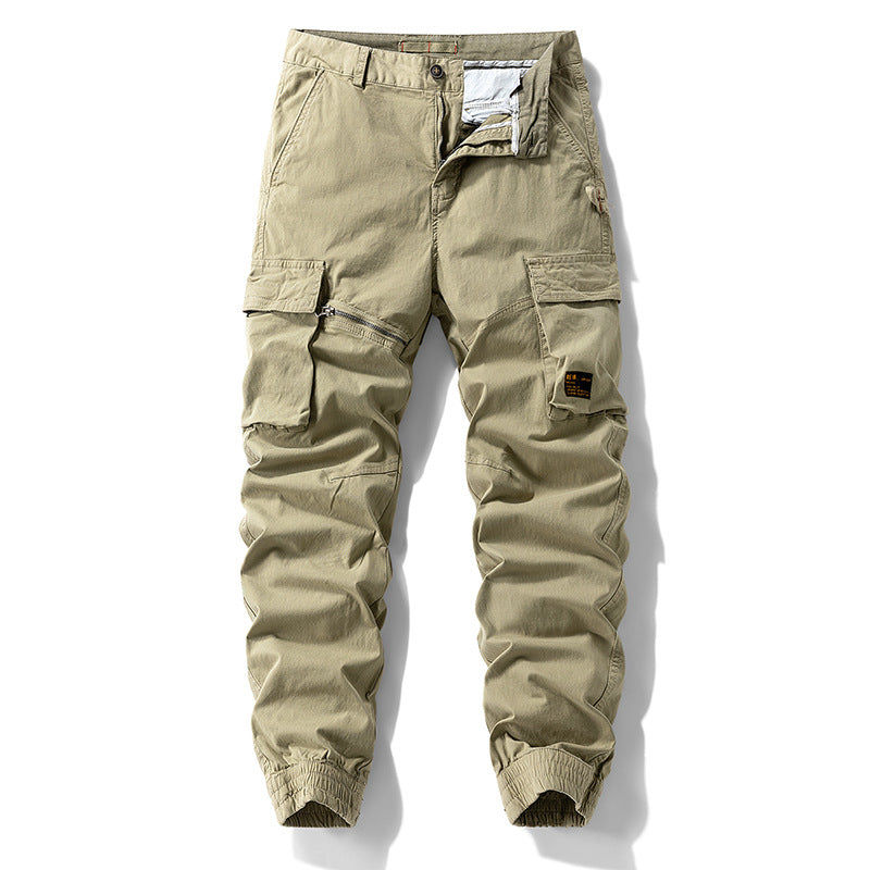 Herren Carpenter-Style Cargohose mit Zip-Knöchel, verstärkten Kniepaneelen und multifunktionalen Taschen Nord Taschen
