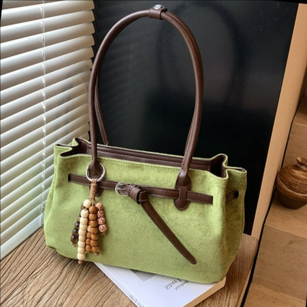 Damen hochwertige Wildleder Handtasche Nord Taschen