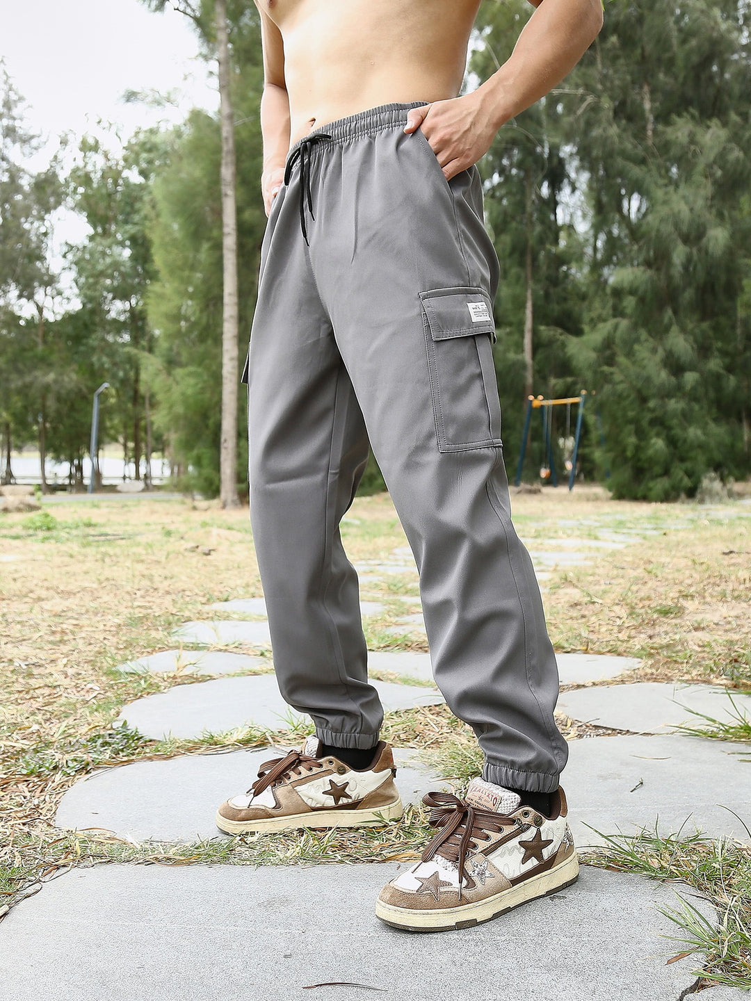 Herren Freizeit Cargo-Hose mit elastischem Bund und praktischen Taschen Nord Taschen