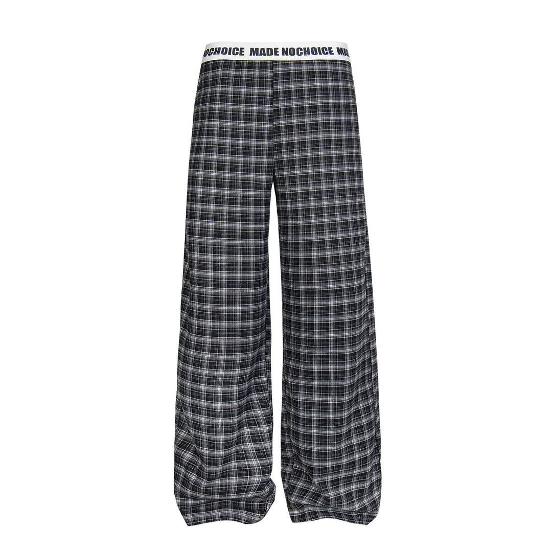 Damen Gemusterte Weitgeschnittene Freizeithose Nord Taschen