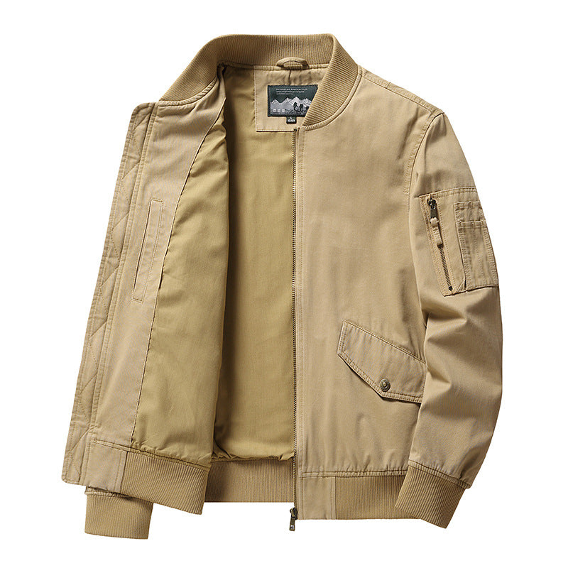Herren Stilvolle Bomberjacke Nord Taschen