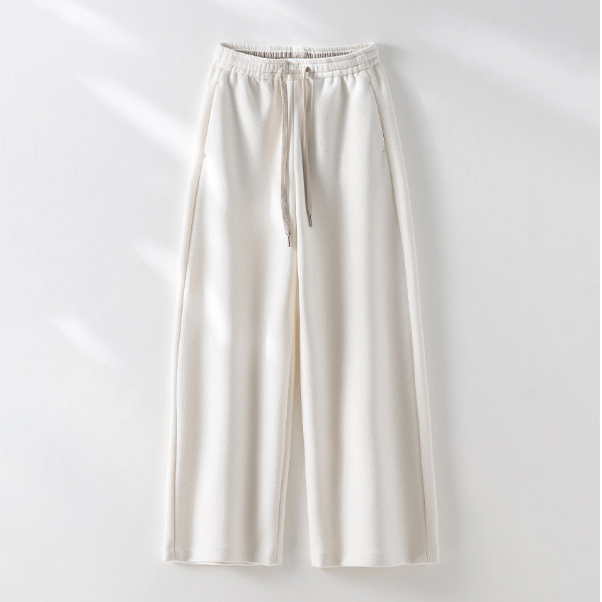 Damen Weite Sweatpant mit elastischem Bund, Kordelzug und seitlichen Eingrifftaschen Nord Taschen