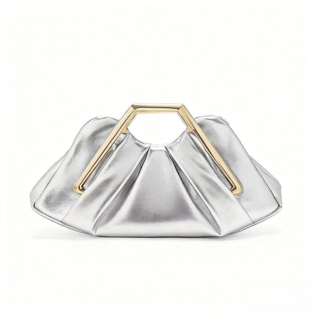 Damen Designer Clutch mit innovativem Drapé Nord Taschen