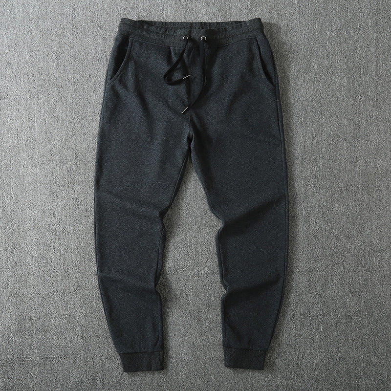 Herren Slim-Fit Fleece-Jogginghose mit elastischem Bund, Kordelzug und gekämmter Innenseite Nord Taschen
