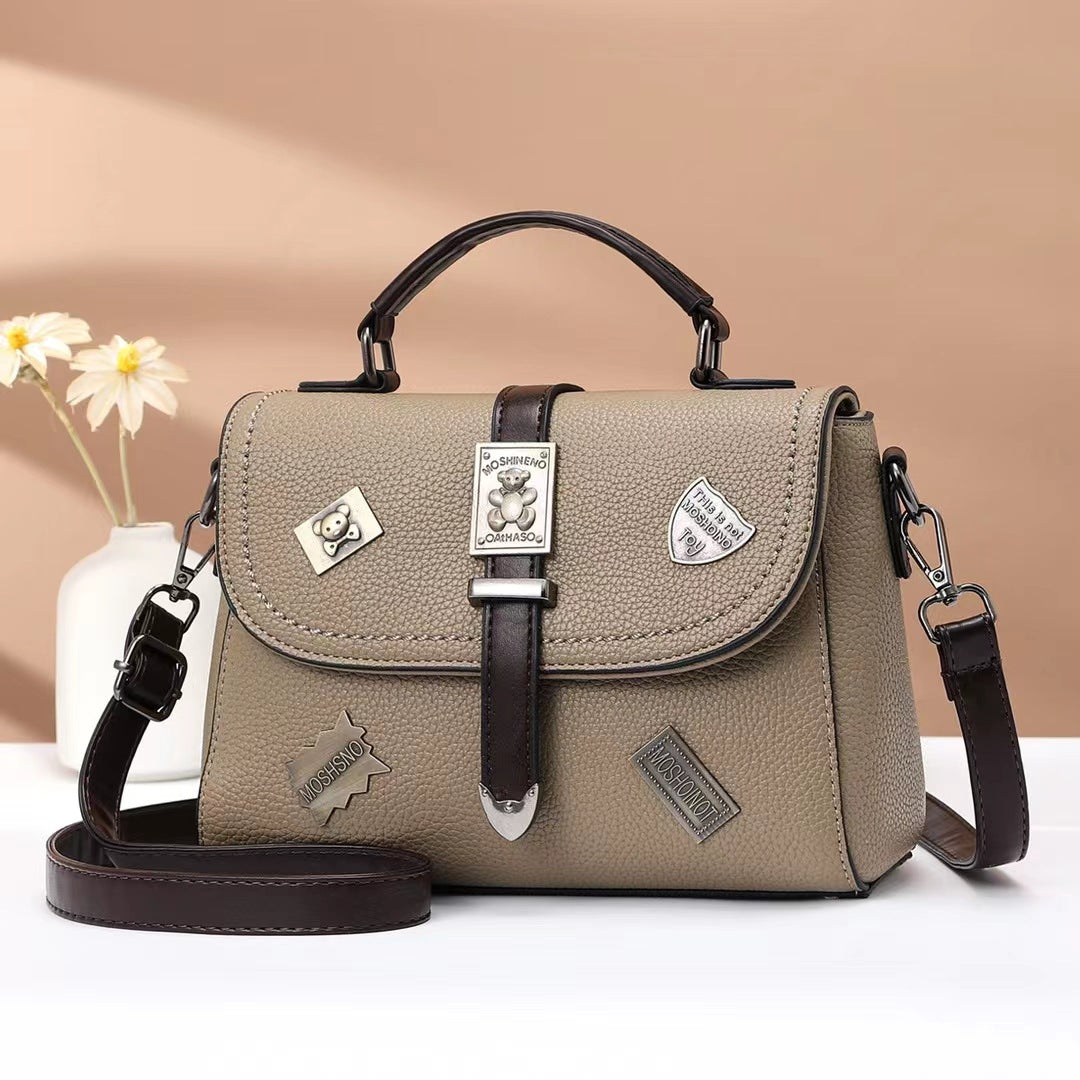Damen Handtasche mit einzigartigen Badges Nord Taschen