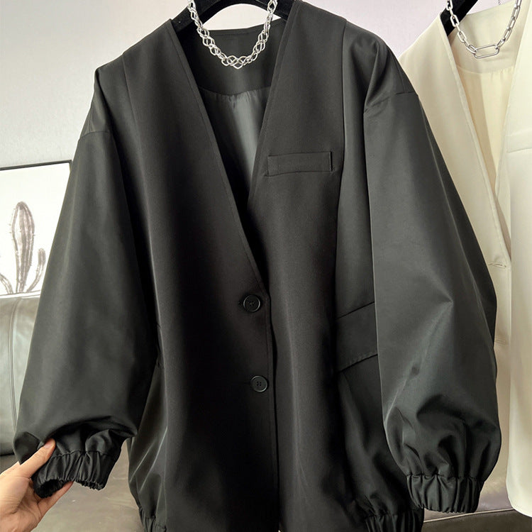 Damen Stylischer Oversized-Blazer Nord Taschen
