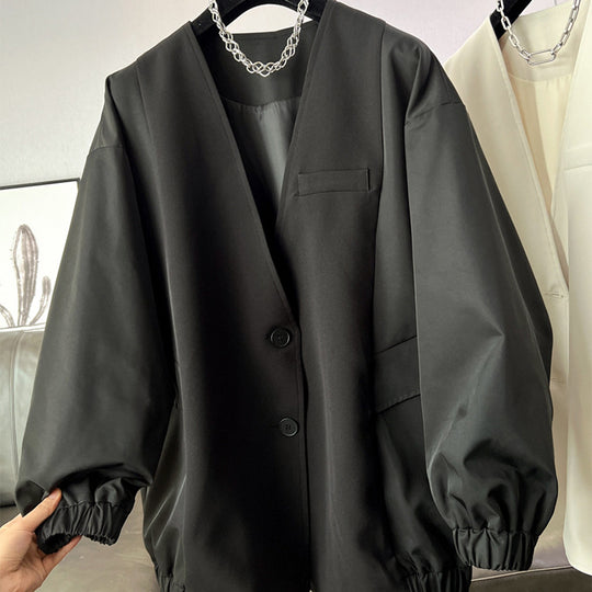 Damen Stylischer Oversized-Blazer Nord Taschen
