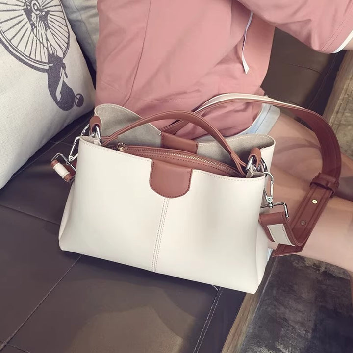 Damen Hobo-Tasche aus hochwertigem Kunstleder mit abnehmbarem Schulterriemen Nord Taschen