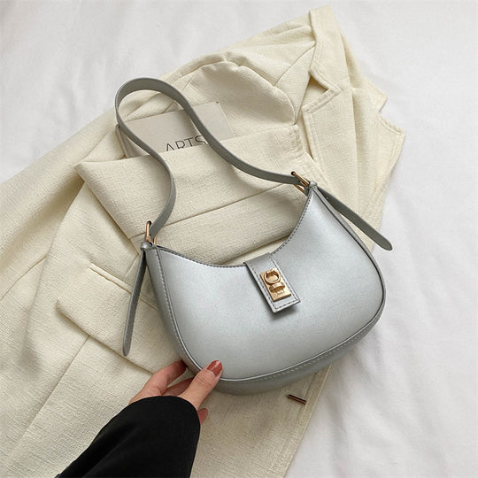 Damen Umhängetasche mit elegantem Klappverschluss und luxuriösem Kunstleder Nord Taschen