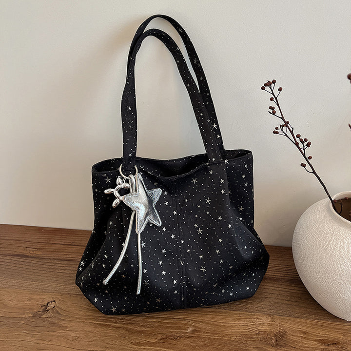 Damen Tragetasche mit funkelndem Sternenmuster Nord Taschen