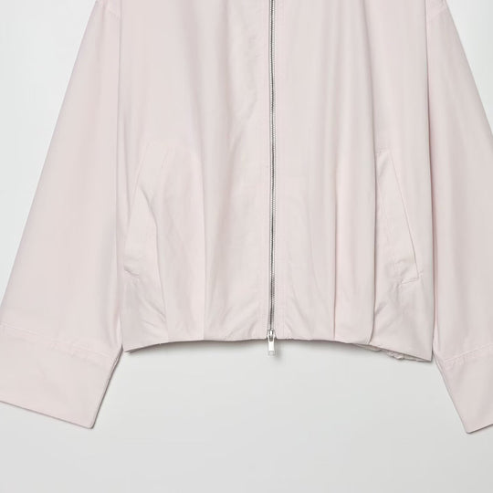 Damen Cropped Boxy-Übergangsjacke mit hohem Funnelkragen und Zwei-Wege-Reißverschluss Nord Taschen