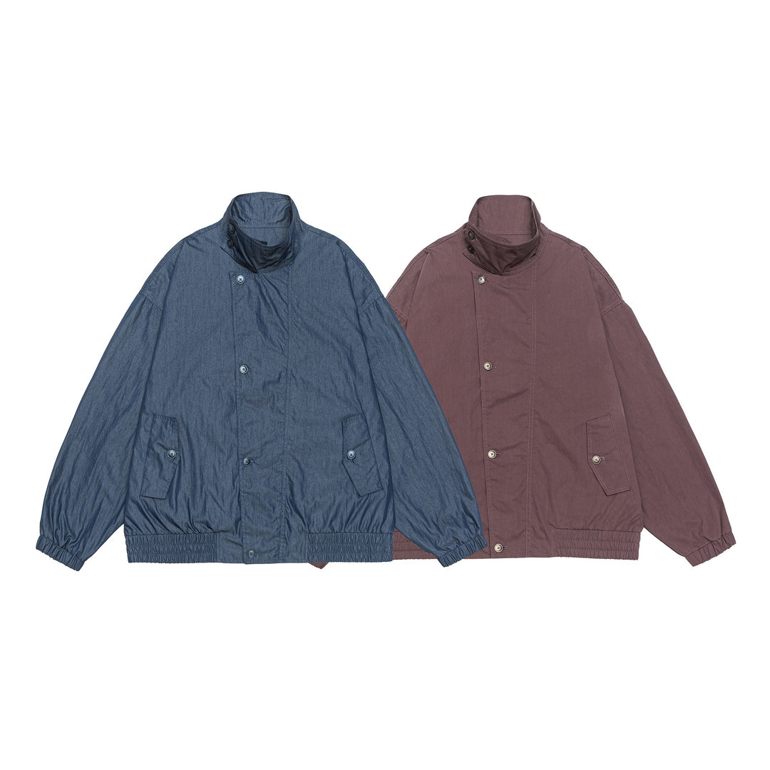 Unisex Leichter Boxy‑Blouson mit Funnel‑Kragen und Utility‑Taschen Nord Taschen
