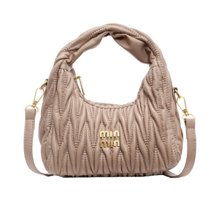 Damen Schultertasche mit elegantem Raffung-Design | Nord Taschen