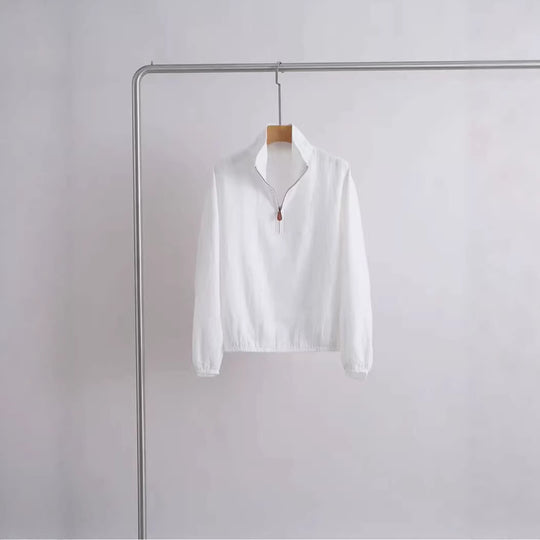 Damen Leichte Übergangsjacke mit Stehkragen Nord Taschen