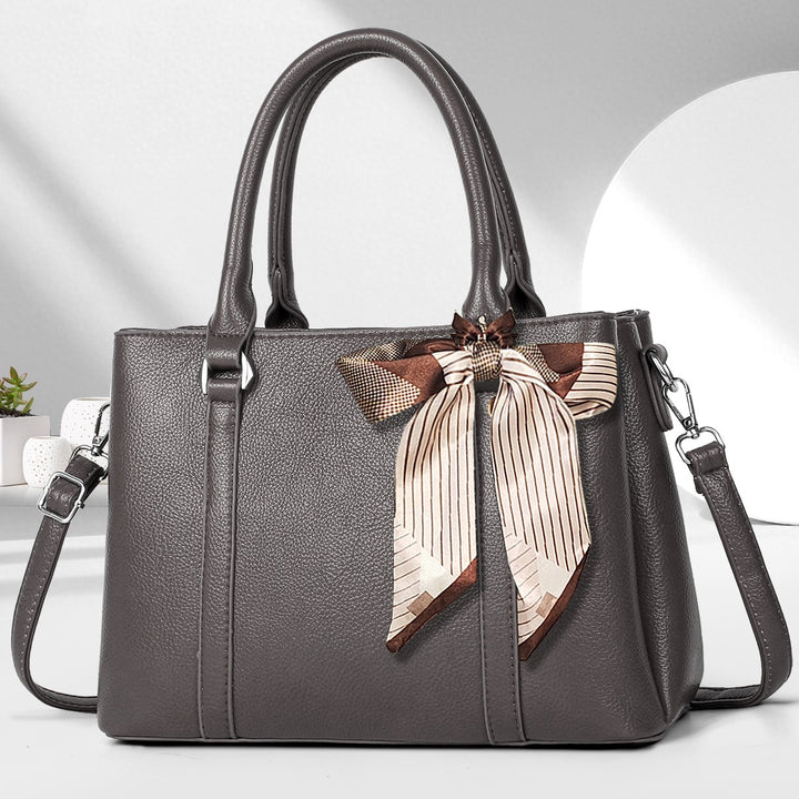 Damen modische Handtasche mit dekorativem Schleifenakzent Nord Taschen