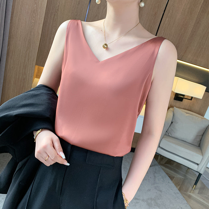 Seiden Damen Tanktop