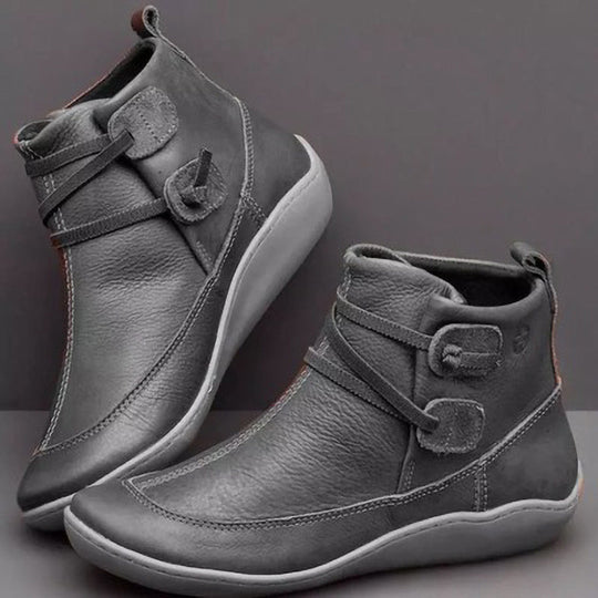 Damen Elegante stiefeletten mit praktischem Schnallen-Design