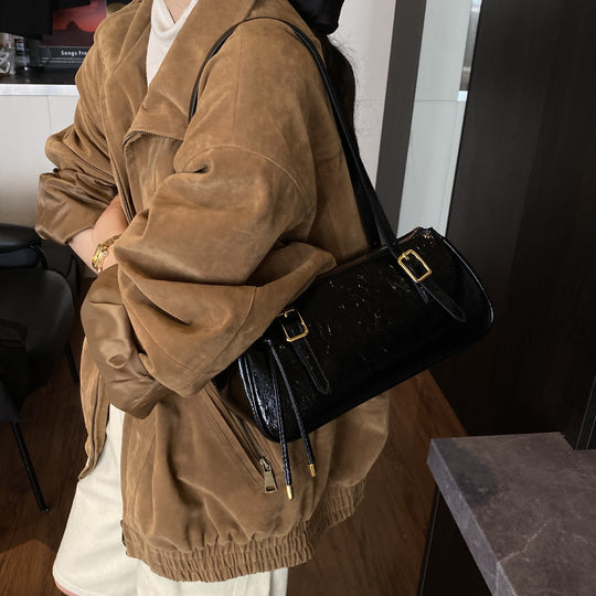 Damen modische Handtasche mit eleganten Schnallen und praktischem Innenfach Nord Taschen