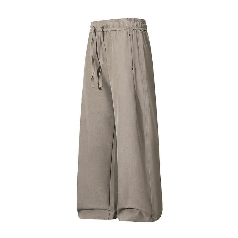 Damen Weite Palazzo‑Hose mit hohem Elastbund & Kordelzug Nord Taschen