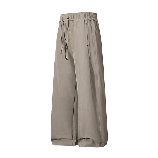 Damen Weite Palazzo‑Hose mit hohem Elastbund & Kordelzug Nord Taschen