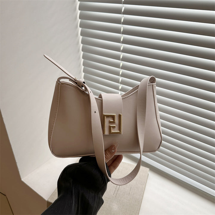 Damen modische Schultertasche mit elegantem Verschluss Nord Taschen