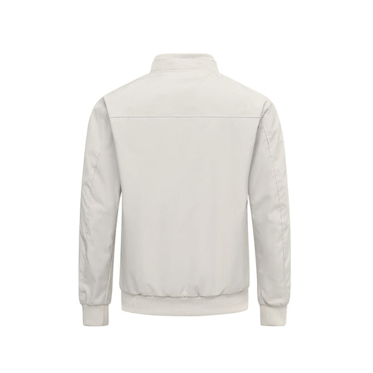 Herren Leichter Nylon-Bomber mit Rippbündchen Stehkragen und atmungsaktivem Meshfutter Nord Taschen