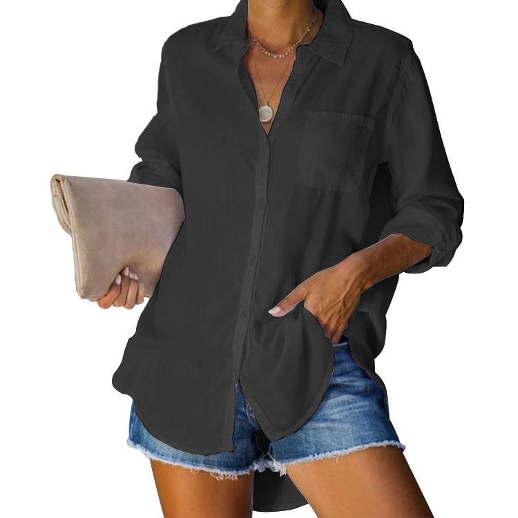Damen lässige Hemdbluse