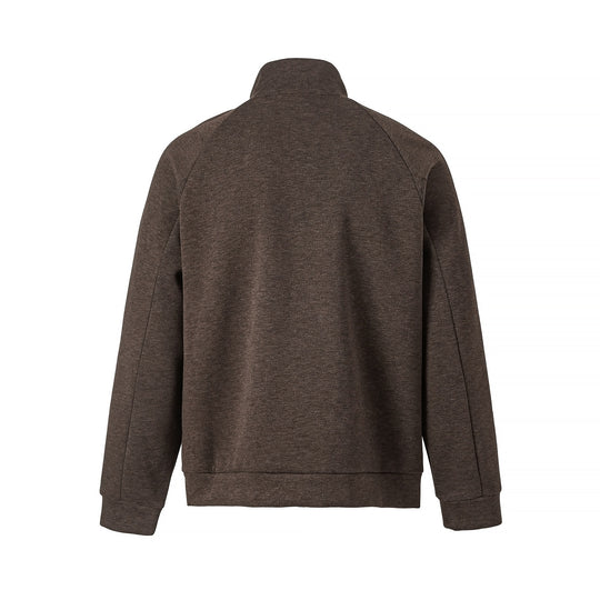 Unisex Halb‑Zip Oversize Sweatshirt mit Stehkragen und Raglanärmeln Nord Taschen