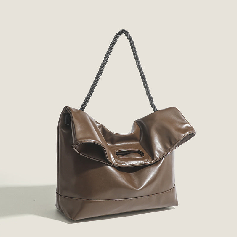 Damen Hobo-Tasche mit elegantem Knotenhenkel und modernem Faltendesign Nord Taschen