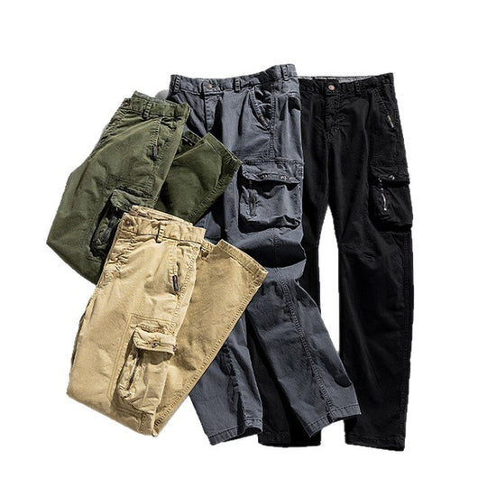 Herren Robuste Utility-Cargohose mit Mehrfachtaschen und verstärkten Kniepartien Nord Taschen