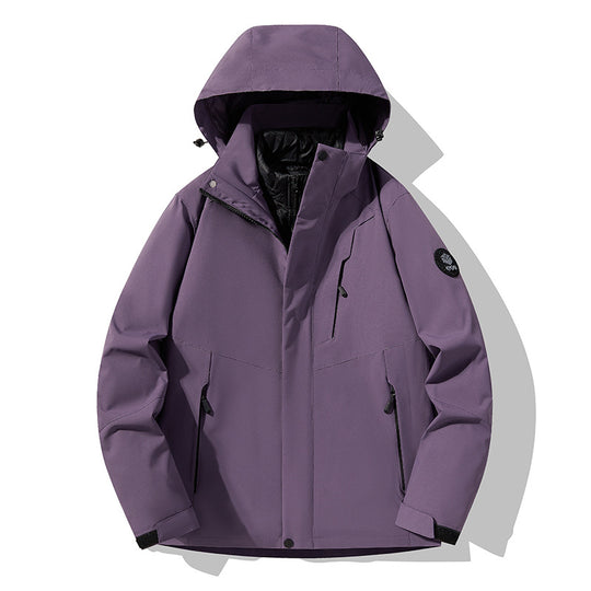 Herren Dreifach kombinierbare Funktionsjacke mit abnehmbarer Steppweste Nord Taschen