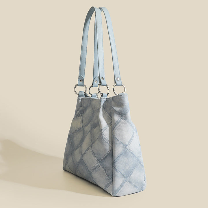 Damen Tragetasche mit schickem Zebramuster und eleganten Kettenakzenten Nord Taschen
