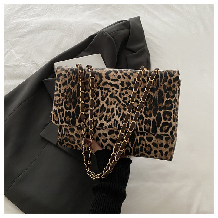 Damen elegante Clutch-Tasche im Leoparden-Look Nord Taschen