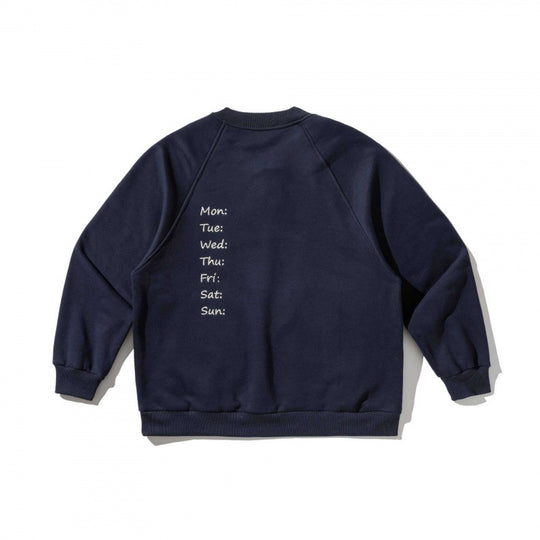 Unisex Oversize-Sweatshirt mit Henley-Knopfleiste, Raglanärmeln und runden Eingrifftaschen Nord Taschen