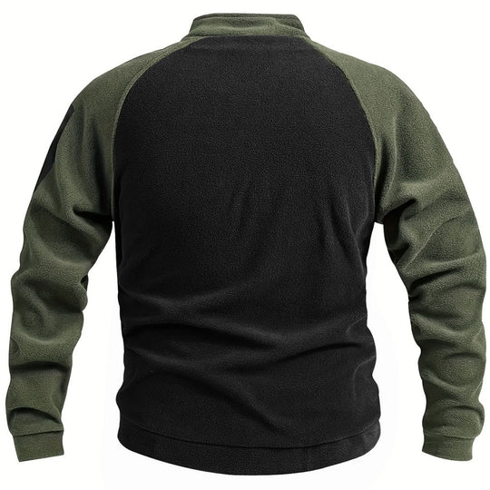 Herren Thermo-Fleecepullover mit Schulter-Reißverschlüssen & Ärmeltasche Nord Taschen