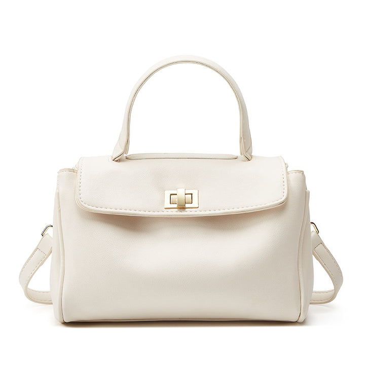 Damen Henkeltasche mit hochwertigem Kunstleder und elegantem Klappverschluss Nord Taschen