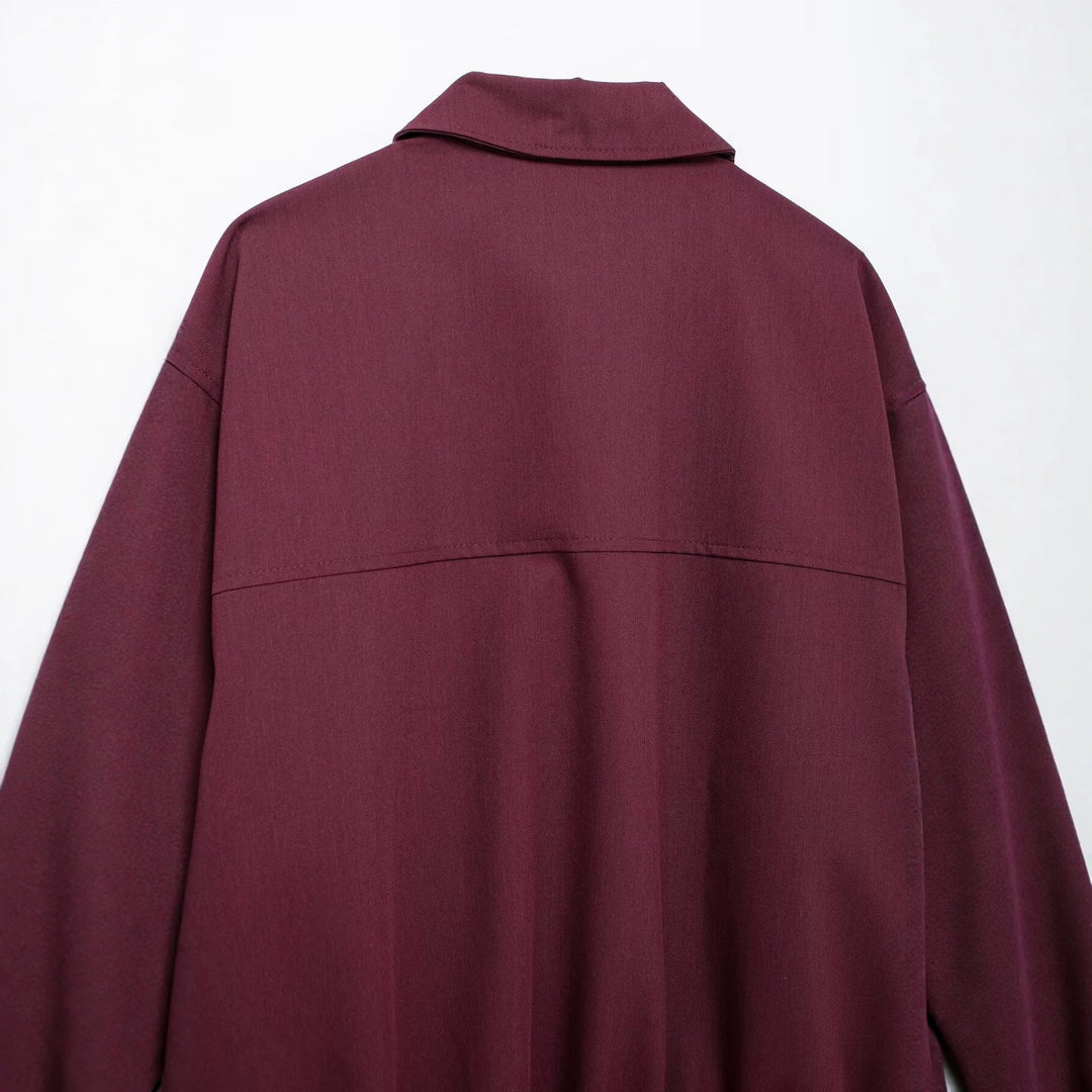 Damen Oversize Blousonjacke mit durchgehendem Reißverschluss und aufgesetzten Taschen Nord Taschen
