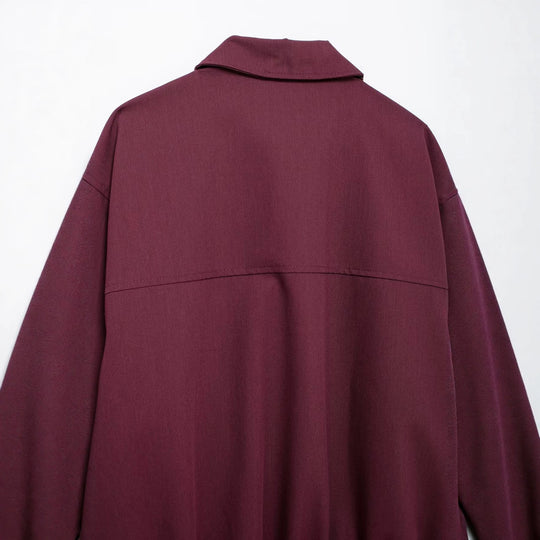 Damen Oversize Blousonjacke mit durchgehendem Reißverschluss und aufgesetzten Taschen Nord Taschen