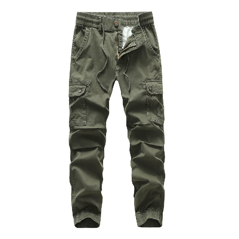 Herren Cargo-Joggerhose mit Kordelzug, Mehrfachtaschen & elastischen Bündchen Nord Taschen