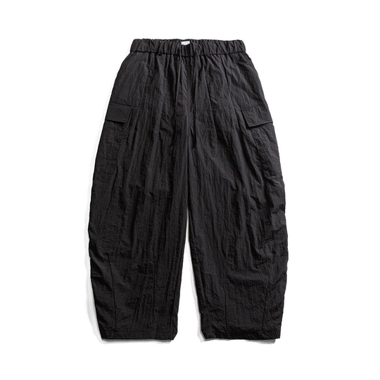 Herren Leichte Crinkle‑Optik Cargo‑Jogginghose mit elastischem Bund und Kordelzug Nord Taschen