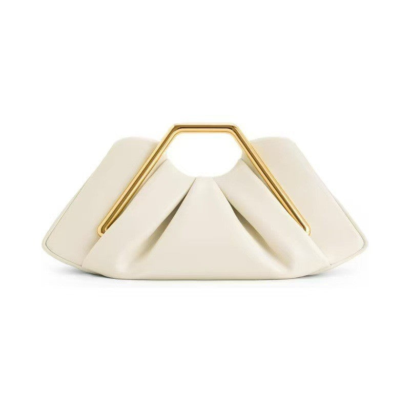 Damen Designer Clutch mit innovativem Drapé Nord Taschen