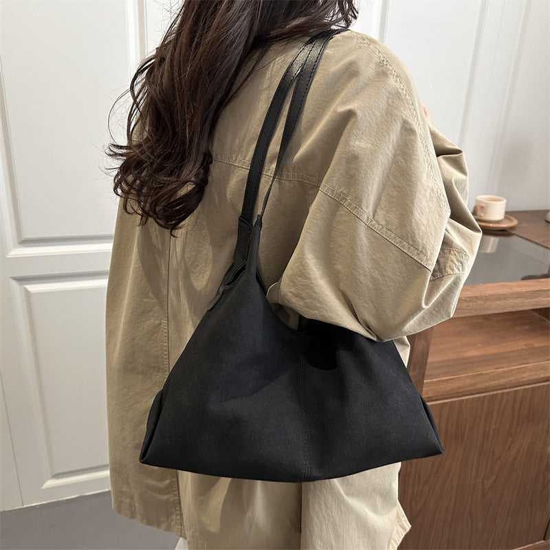 Damen modische Umhängetasche mit weichem Wildleder-Material Nord Taschen
