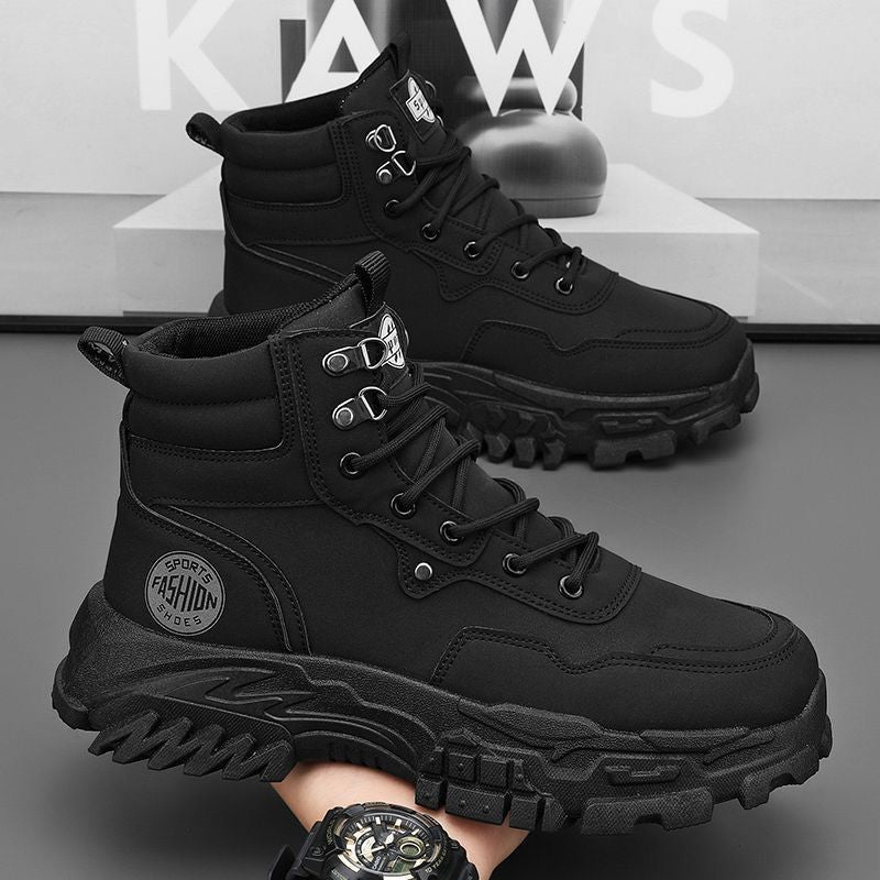 Damen Sportliche High-Top Stiefel mit rutschfester Sohle und strapazierfähigem Obermaterial Nord Taschen