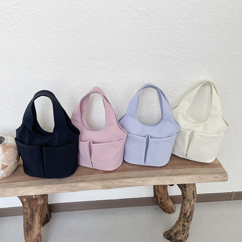 Damen Einkaufstasche mit stylischen Seitentaschen Nord Taschen
