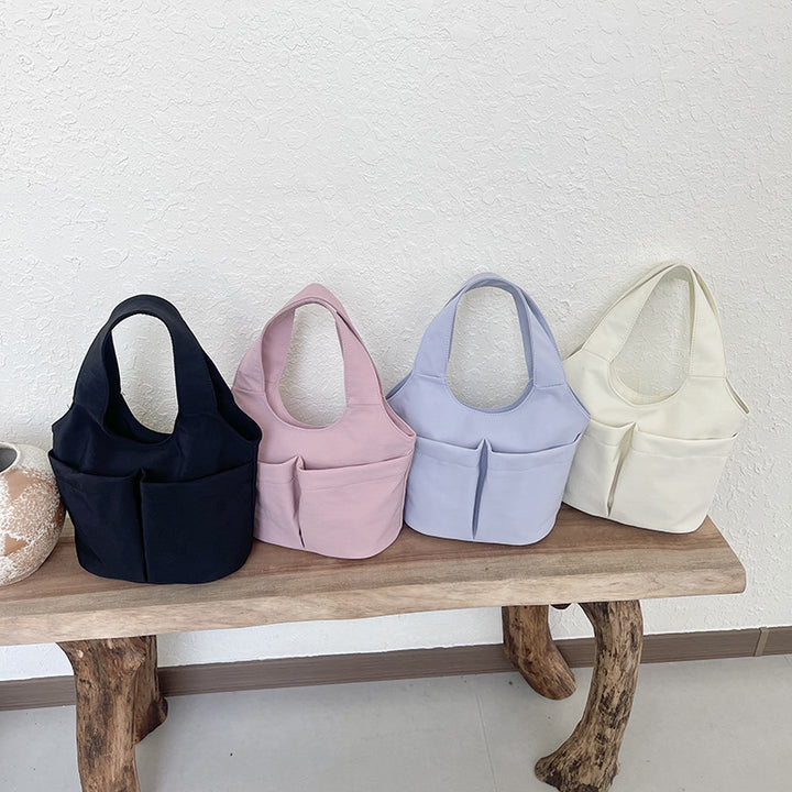 Damen Einkaufstasche mit stylischen Seitentaschen Nord Taschen