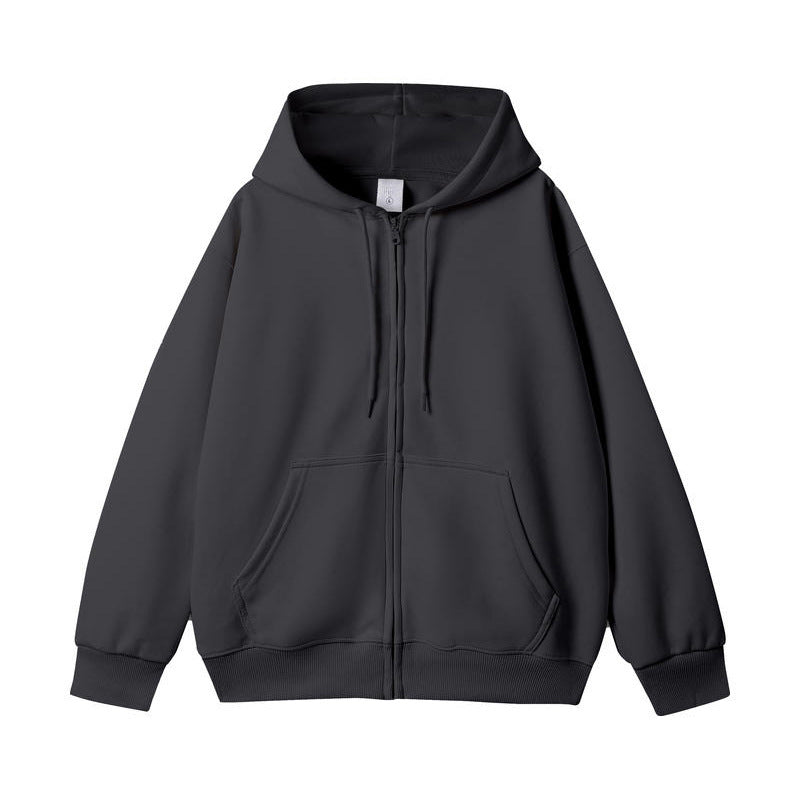 Unisex Oversize-Kapuzenjacke mit durchgehendem Reißverschluss und Kängurutasche Nord Taschen