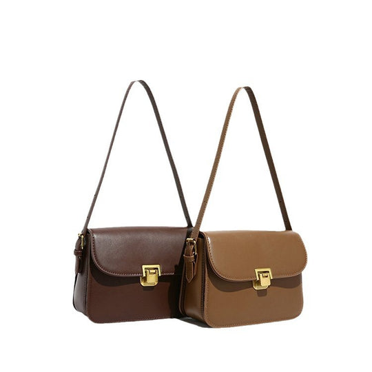 Damen elegante Umhängetasche aus hochwertigem Kunstleder mit stilvollem Verschluss Nord Taschen